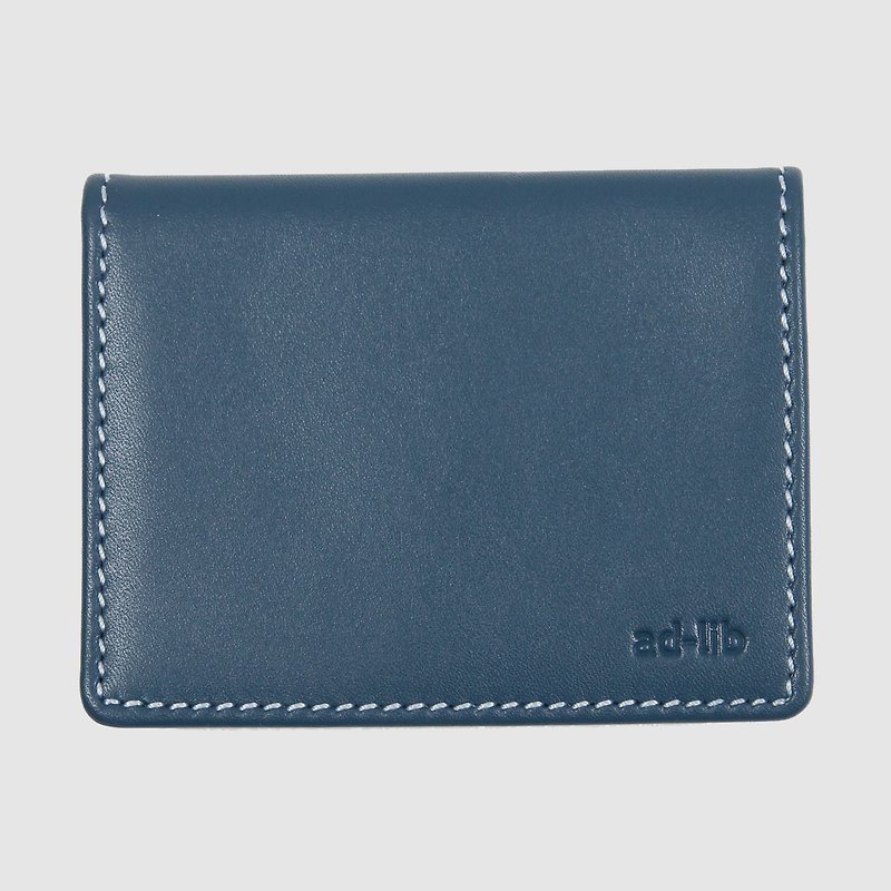 【ad-lib】Strap Puller Leather Card Holder - Brown (CH290) - ID & Badge Holders - Genuine Leather Brown