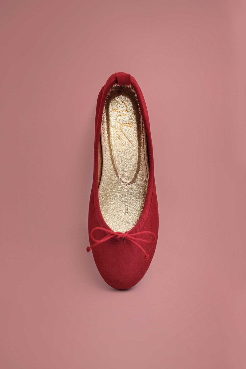 Gloves Ballet (Dance Red) D-Red Super Flexible Version | WL - Mary Jane Shoes & Ballet Shoes - Other Man-Made Fibers Red