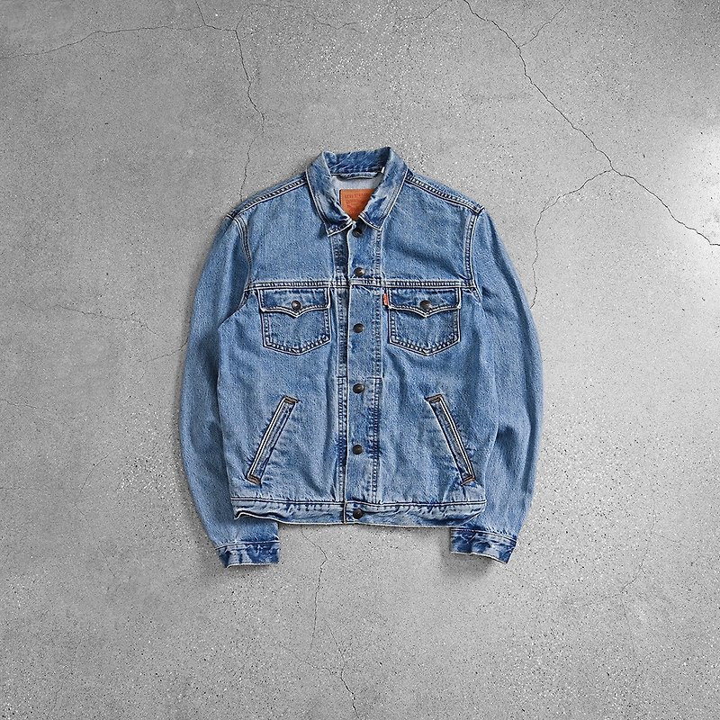 Vintage Levi's Denim jacket - เสื้อโค้ทผู้ชาย - วัสดุอื่นๆ สีน้ำเงิน