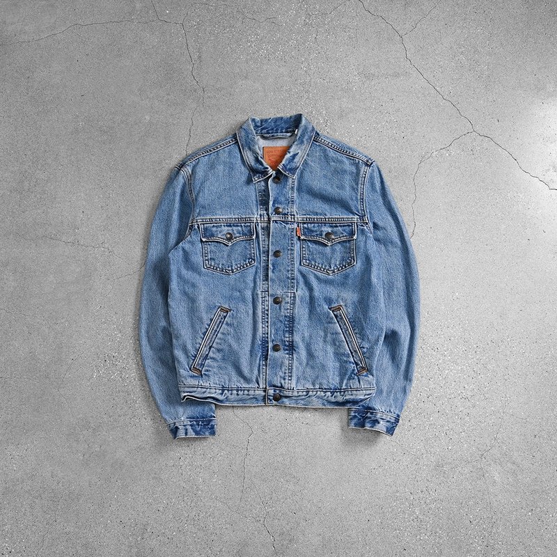 Levi's 美式牛仔外套 / 美式工裝、古著丹寧外套、工裝外套女男 - 男夾克/外套 - 其他材質 藍色
