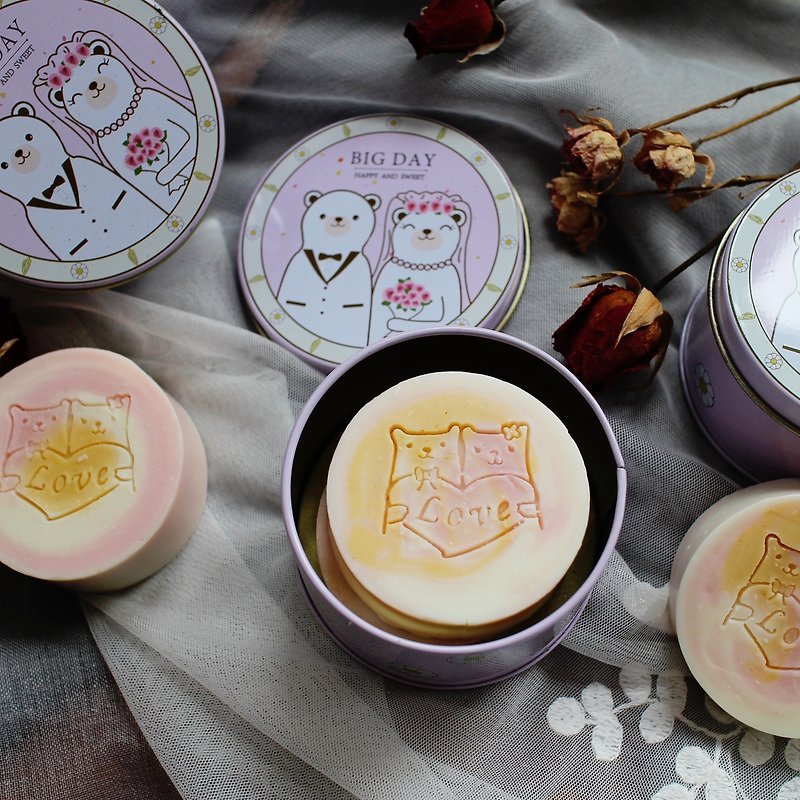 [Lei Anbo] The favorite is that you are 10 in the group. Wedding small things│Explore the room ceremony│Pure natural handmade soap - Soap - Other Materials Pink