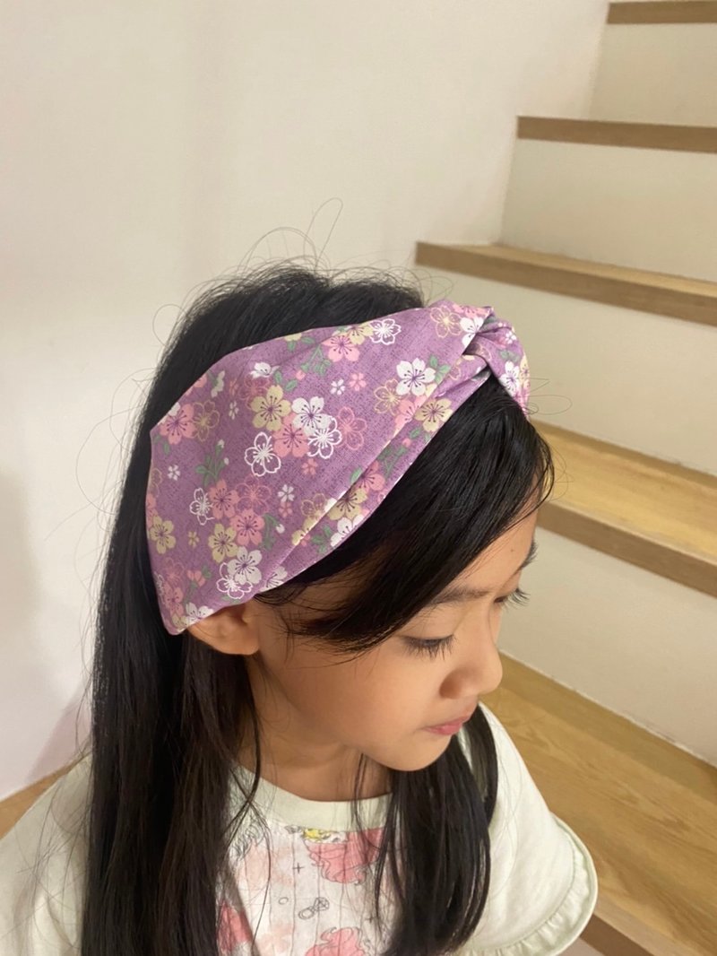 【TiNa】Handmade headbands, children's headbands, cross headbands, adult/kid/baby headbands - Hair Accessories - Cotton & Hemp Multicolor