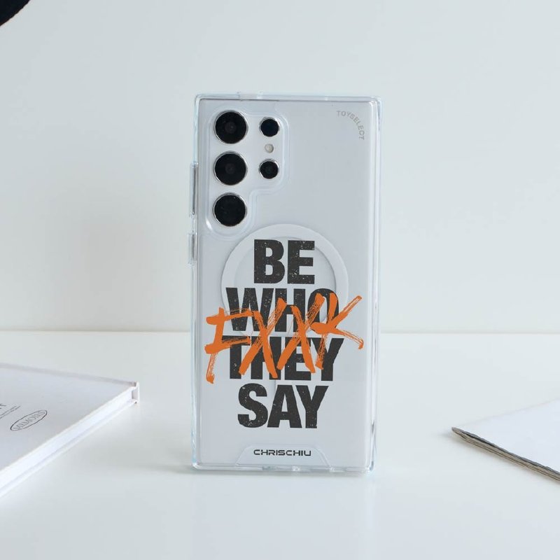 CHRISCHIU FXXK防摔透明SAMSUNG手機殼 - 手機殼/手機套 - 塑膠 多色