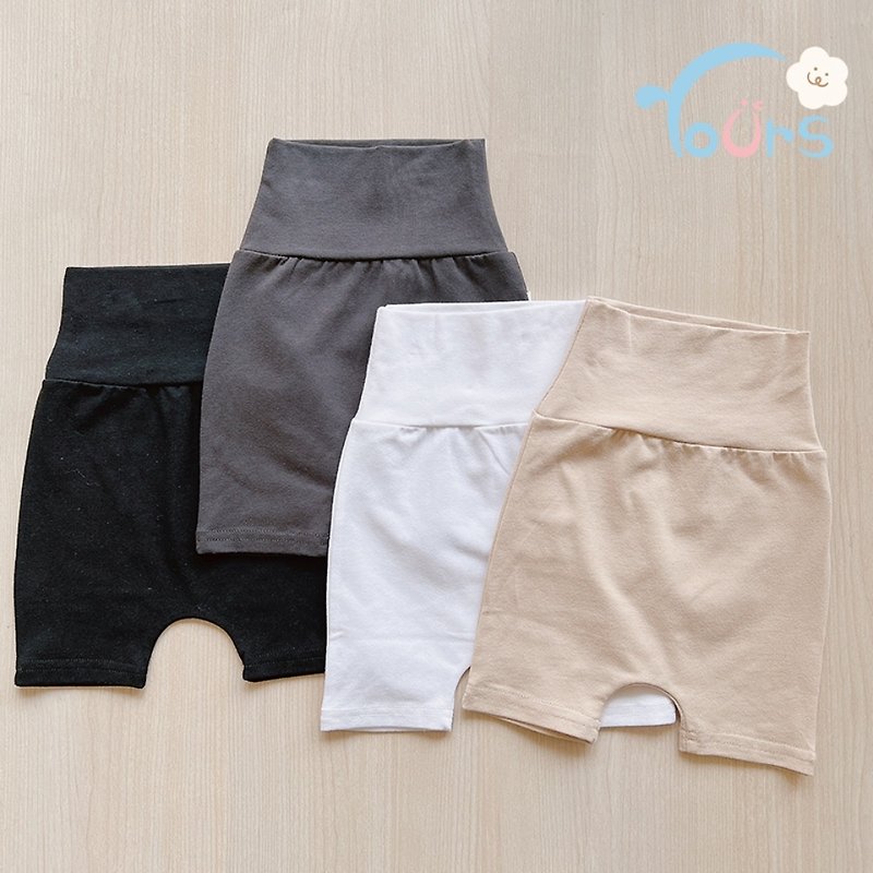 【YOUrs】Summer shorts made in Taiwan, children's wear mid-waist thin cotton belly pants - กางเกง - ผ้าฝ้าย/ผ้าลินิน 