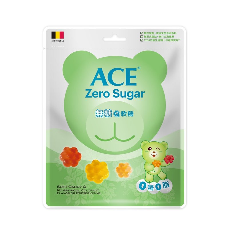 ACE Sugar-Free Q Gummies Volume Pack 240g/bag - ขนมคบเคี้ยว - วัสดุอื่นๆ 