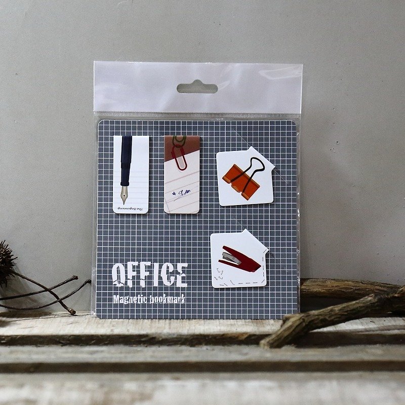 Magnet Bookmark-Stationery Series [Office Decorations] - Bookmarks - Other Metals Brown