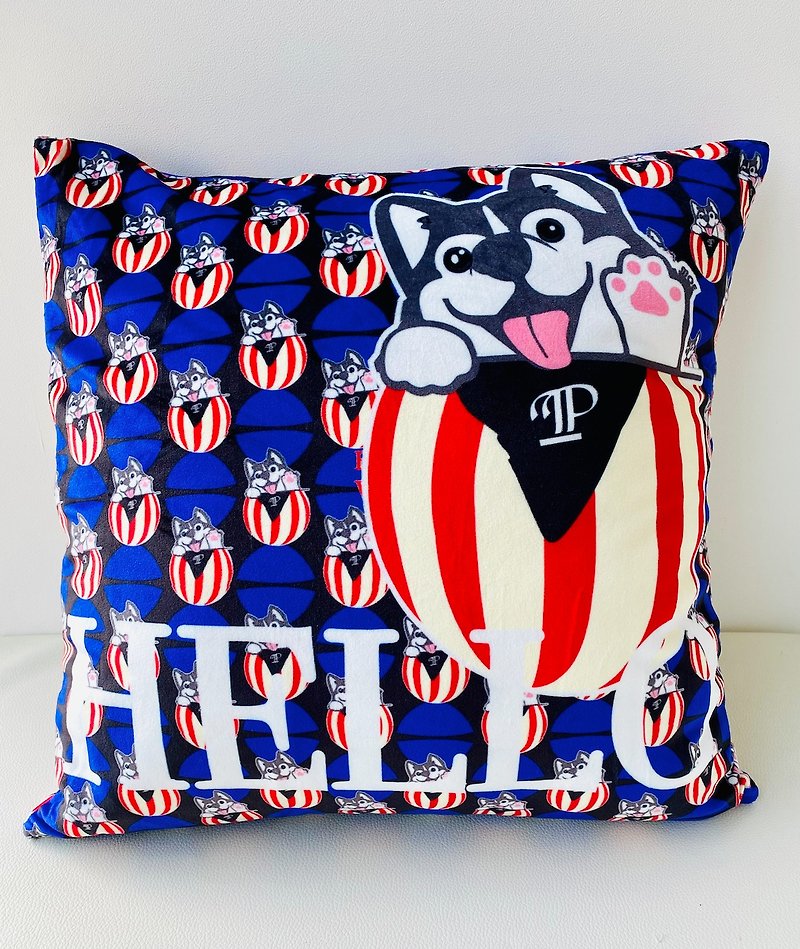 【PnP studio|Design in HK】Mr. MOE cushion - Pillows & Cushions - Polyester 