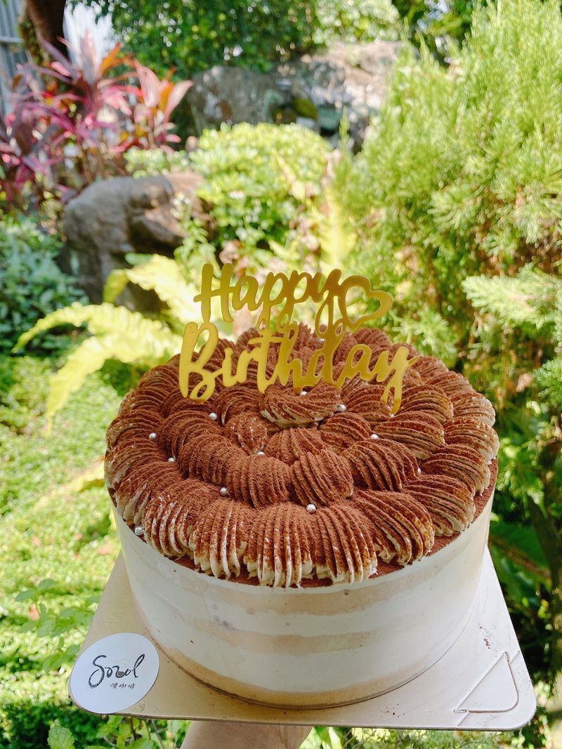 Classic original tiramisu dessert can be customized with Taipei birthday cake for birthday celebrations - เค้กและของหวาน - อาหารสด 