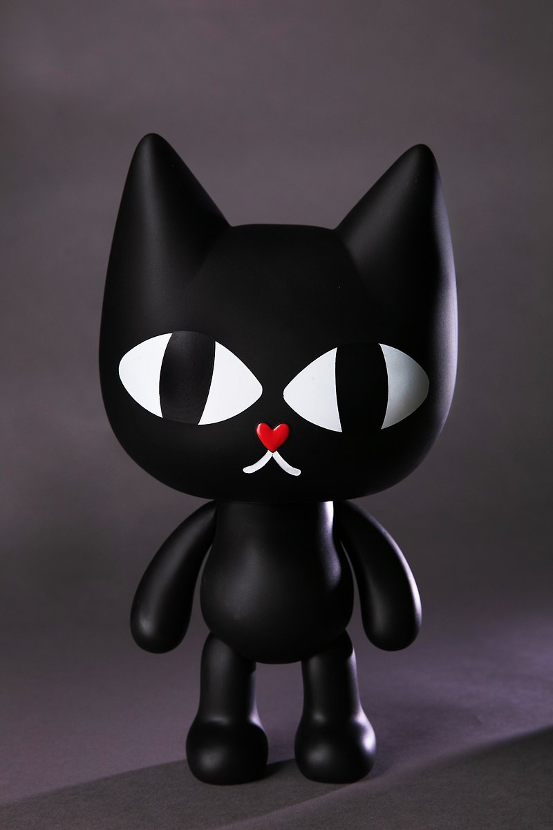 Toby Black 托比小黑 26cm 搪膠公仔 - 公仔模型 - 塑膠 黑色