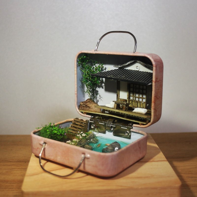 療癒系掛飾擺飾 -  京都花園 - 擺飾/家飾品 - 木頭 藍色