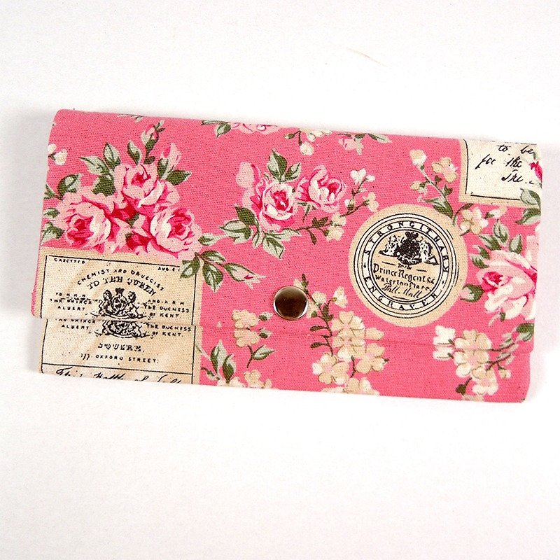 Passbook red envelopes of cash pouch - Versailles (powder) - กระเป๋าสตางค์ - วัสดุอื่นๆ สึชมพู