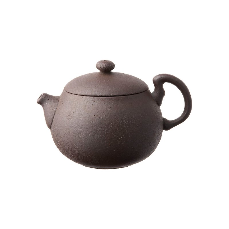 陶作坊│老岩泥大滿富壺一次燒 - 茶具/茶杯 - 其他材質 咖啡色