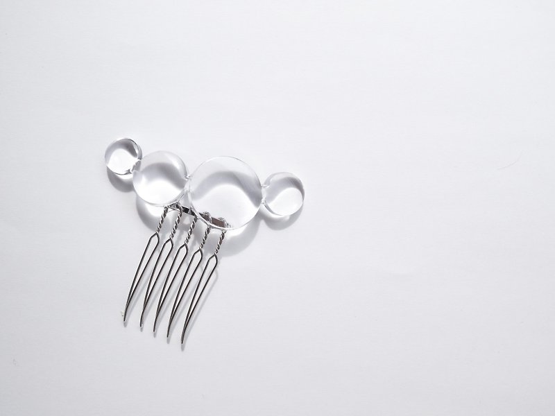 Awa hair comb S (silver)