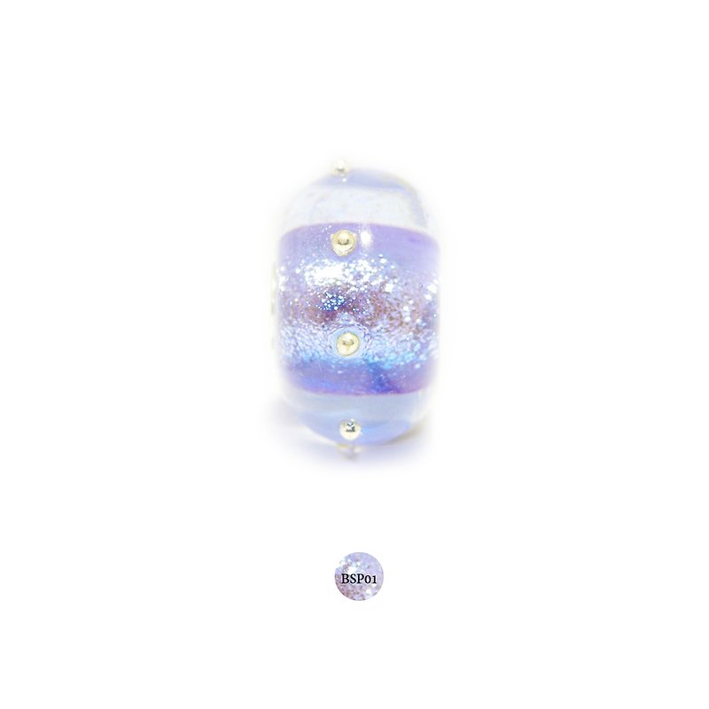 niconico 珠子編號 BSP01 - 項鍊 - 玻璃 紫色