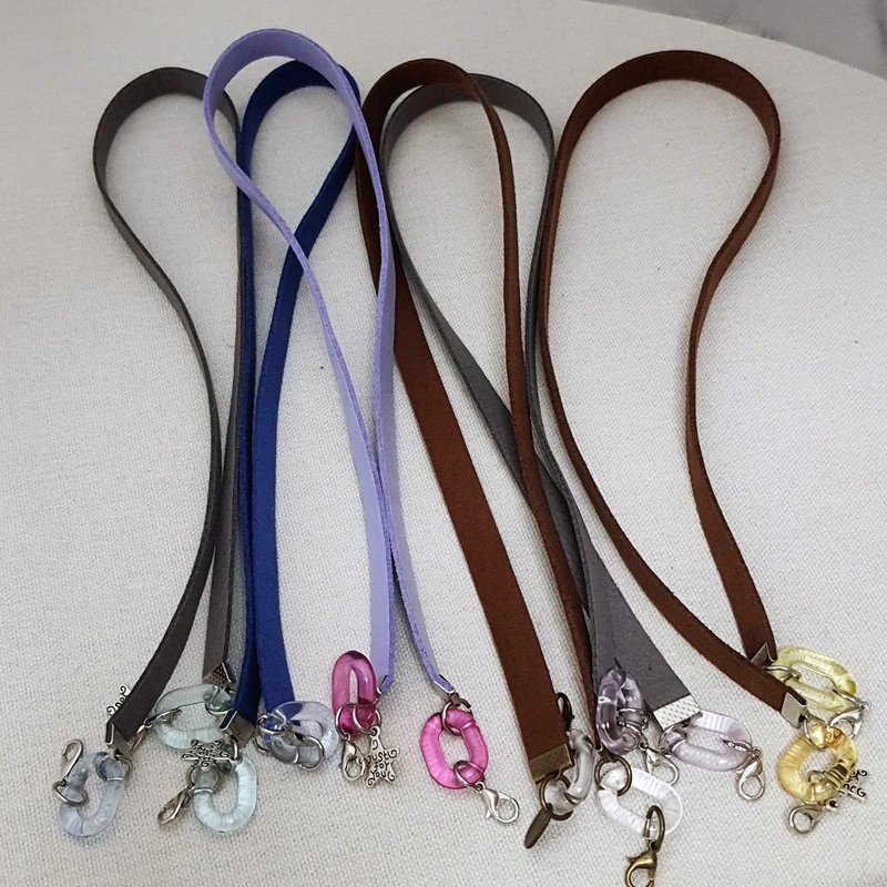 Minato free shipping mask lanyard - Lanyards & Straps - Other Materials Multicolor