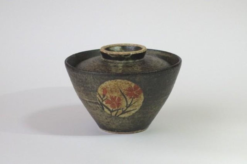 蓋付碗（碗絵柄 なでしこ） - 茶碗・ボウル - 陶器 