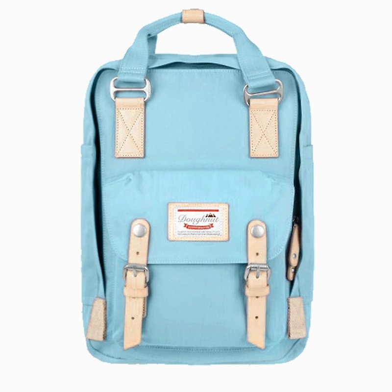 Doughnut Waterproof Macaron Backpack - Marine Blue Citrus - Backpacks - Other Man-Made Fibers Blue