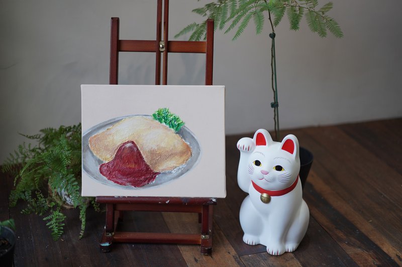 訂製 現貨美食肌理無框畫 可客製 手繪 - 海報/掛畫/掛布 - 棉．麻 