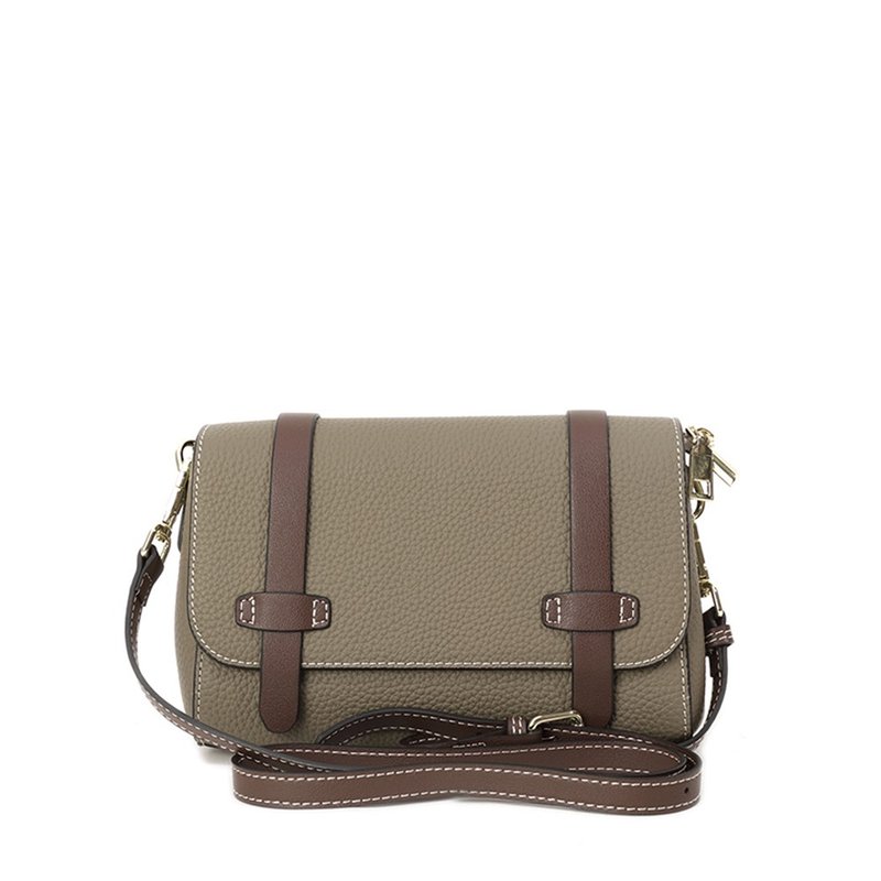 Roberta di Camerino ALINA SHOULDER & CROSSBODY BAG - Messenger Bags & Sling Bags - Genuine Leather Khaki