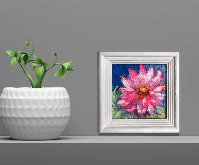 cactus flower painting