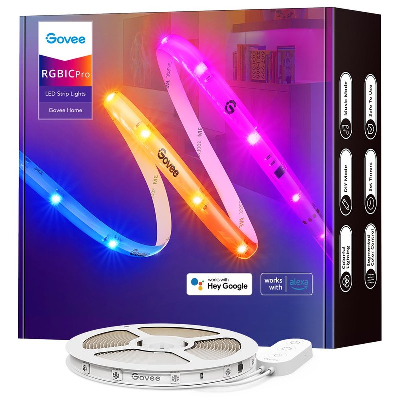 Govee RGBIC Wi-Fi + 藍牙 LED 燈帶帶保護塗層 (英插) - 燈具/燈飾 - 其他材質 