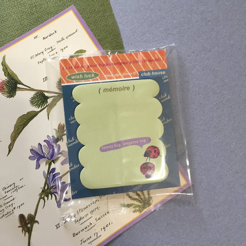 Post-it four ladybugs that bring good luck - Sticky Notes & Notepads - Paper Green