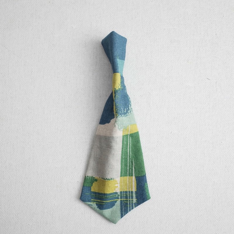 Children's style tie #113 - เนคไท/ที่หนีบเนคไท - ผ้าฝ้าย/ผ้าลินิน 