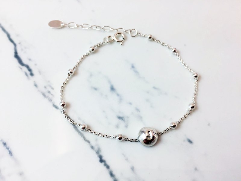 Comma round bead bracelet - Bracelets - Silver Silver