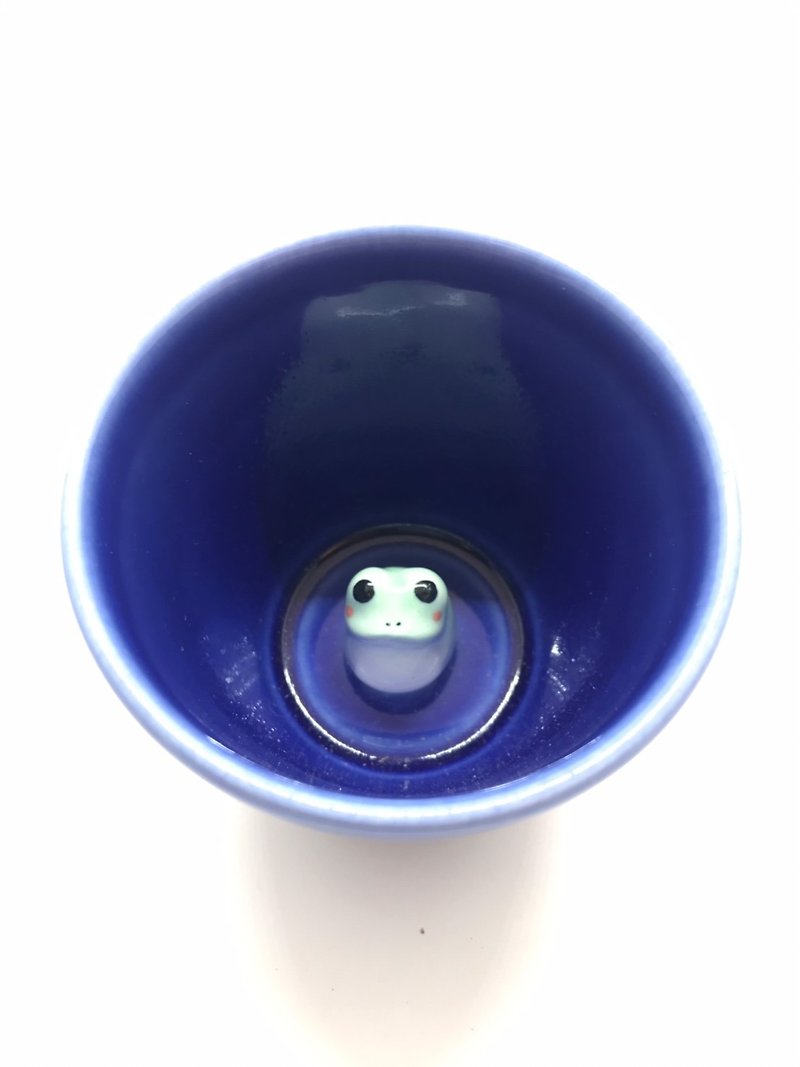 Animal bathhouse cup - frog - แก้ว - ดินเผา หลากหลายสี