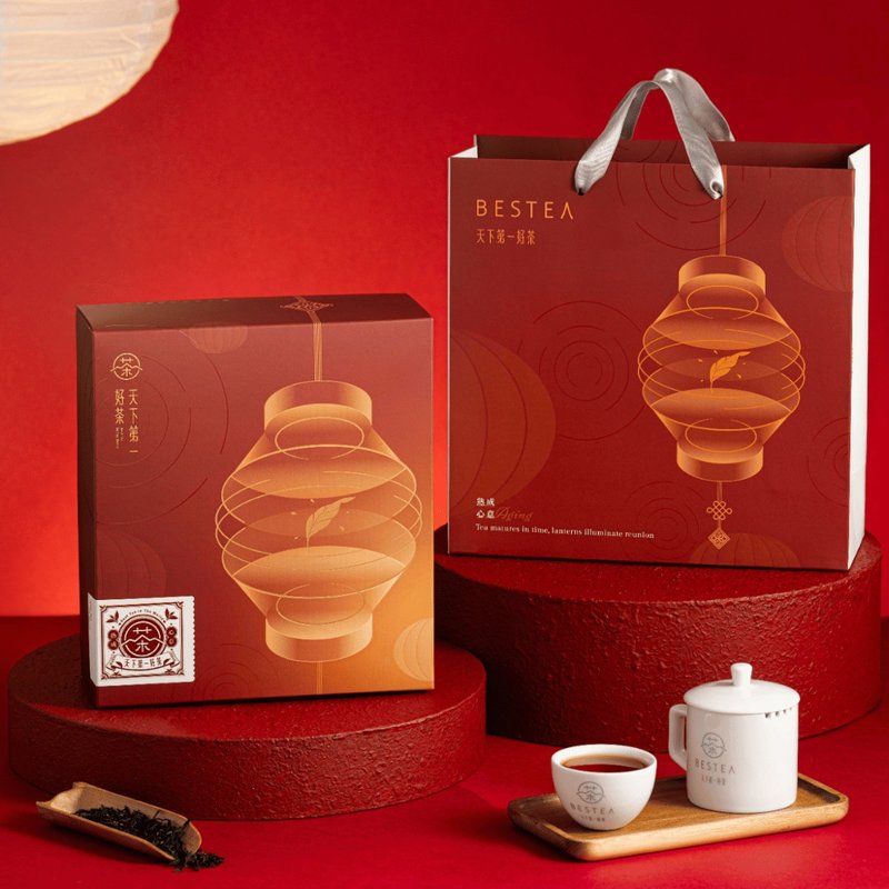 BESTEA Dawn Glow Spring Gift Box / 1 Jar + 1 Box / Tribute & Blessing - Tea - Paper 