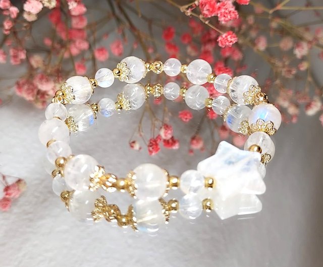 Crystal beads bracelet on sale design