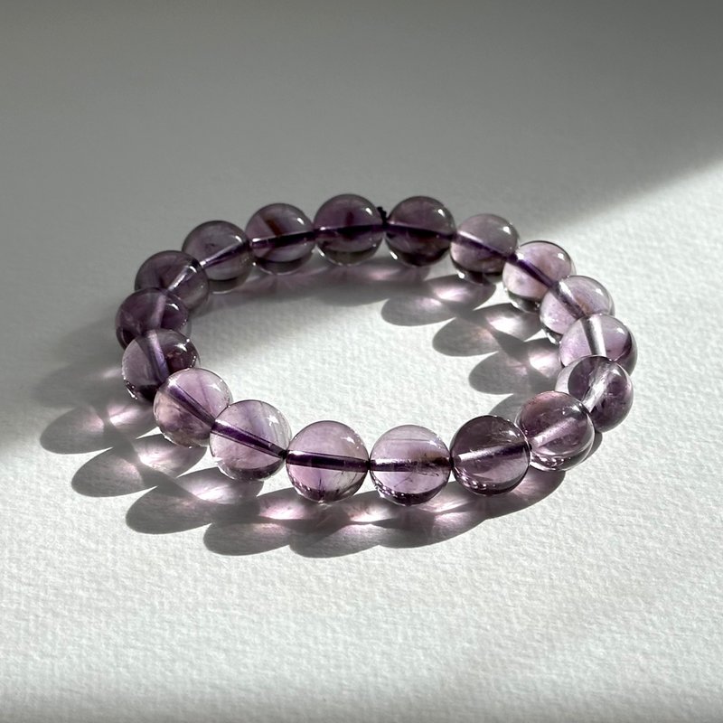 [Aquarius Pisces | February Birthstone] Amethyst Pure Bead Bracelet Night Elf Love Honest Society - Bracelets - Crystal Purple