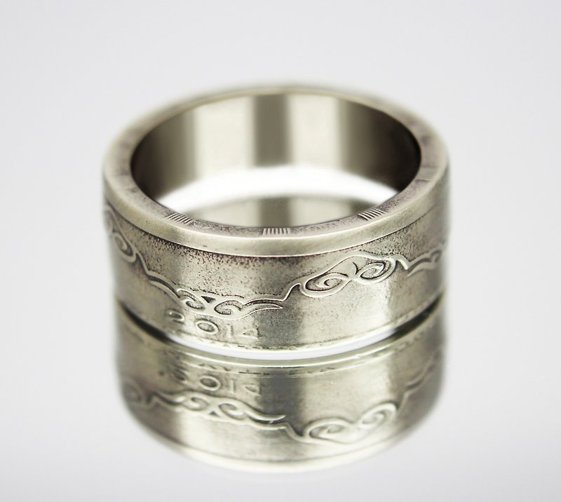 Kazakhstan Coin Ring 50 tenge 2014 coin rings for men coin rings for women
