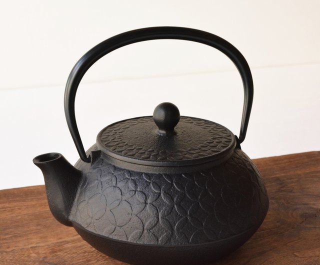 南部鉄器 鉄瓶兼用急須 七宝黒焼付 急須|ポット|直火 - ショップ 加藤