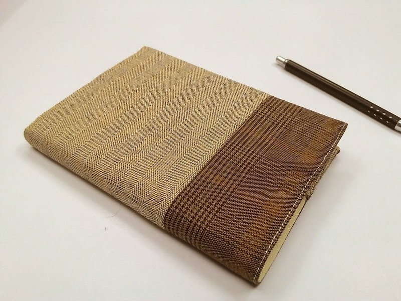 Exquisite A6 cloth bookcloth ~ khaki (only product) B04-031 - Notebooks & Journals - Other Materials 