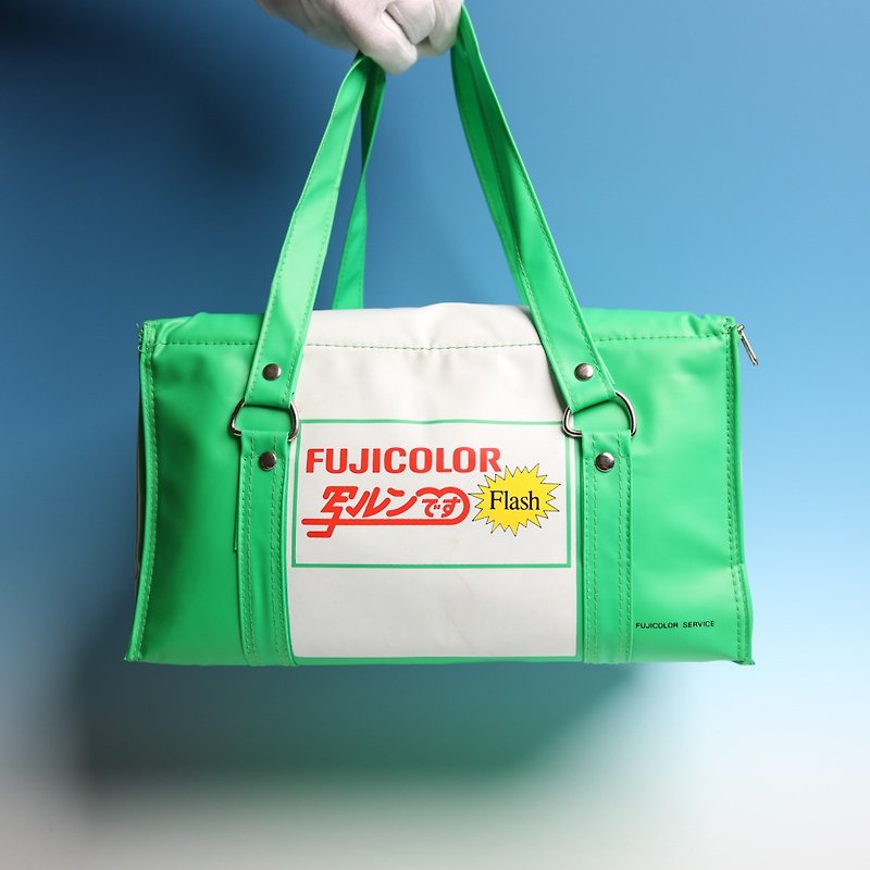 Sanhui firm Showa period Japan-made FUJI Fuji ice bag cooler bag antique fresh-keeping bag