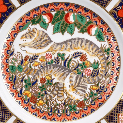 ロイヤル クラウン ダービー 伊万里 2001 誕生日 アニュアル