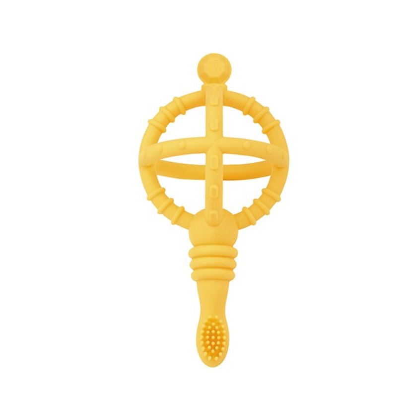 naforye 拉孚兒 權杖造型刷固齒器 - 貴族黃 - 其他 - 矽膠 黃色