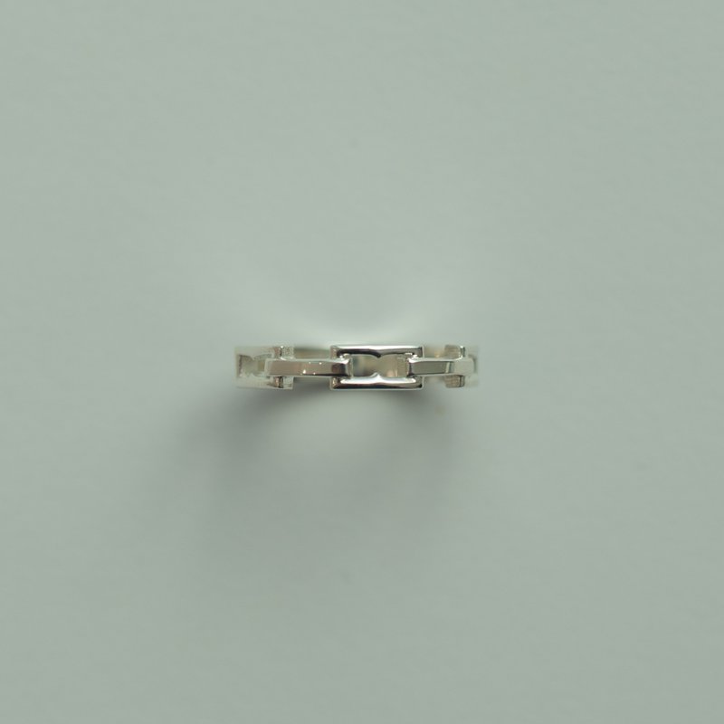 Dam Chain Ring - 戒指 - 純銀 