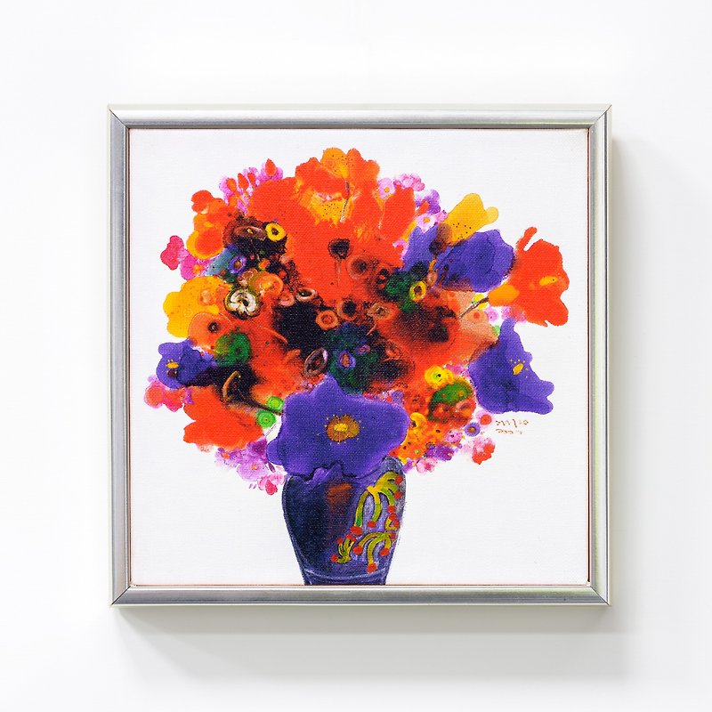 藝術家系列 | Art Frame | 數位微噴藝術框畫 {記憶中的花朵} - 掛牆畫/海報 - 其他材質 多色