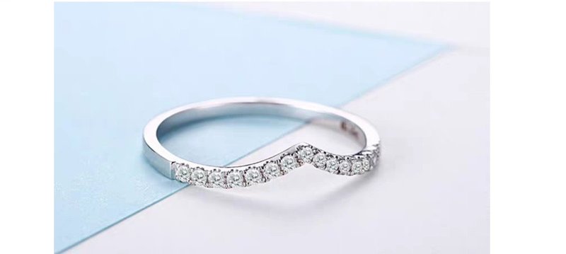 moissanite diamond ring - แหวนทั่วไป - เครื่องเพชรพลอย 