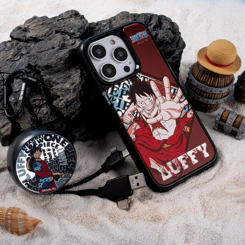 海賊王ONE PIECE 魯夫 iPhone 16 Galaxy S25氣墊防摔/鏡面手機殼 - 手機殼/手機套 - 塑膠 多色