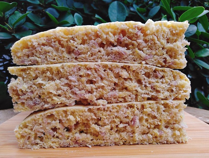 Taro/Apple Cinnamon Sponge Cake | Soy Milk・Wheat Germ・Vegan - Cake & Desserts - Other Materials 