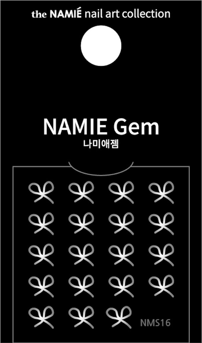 【專業用】NAMIE Gem 美甲裝飾藝術貼紙 Normal Metallic 16 - 指甲油/指甲貼 - 紙 金色