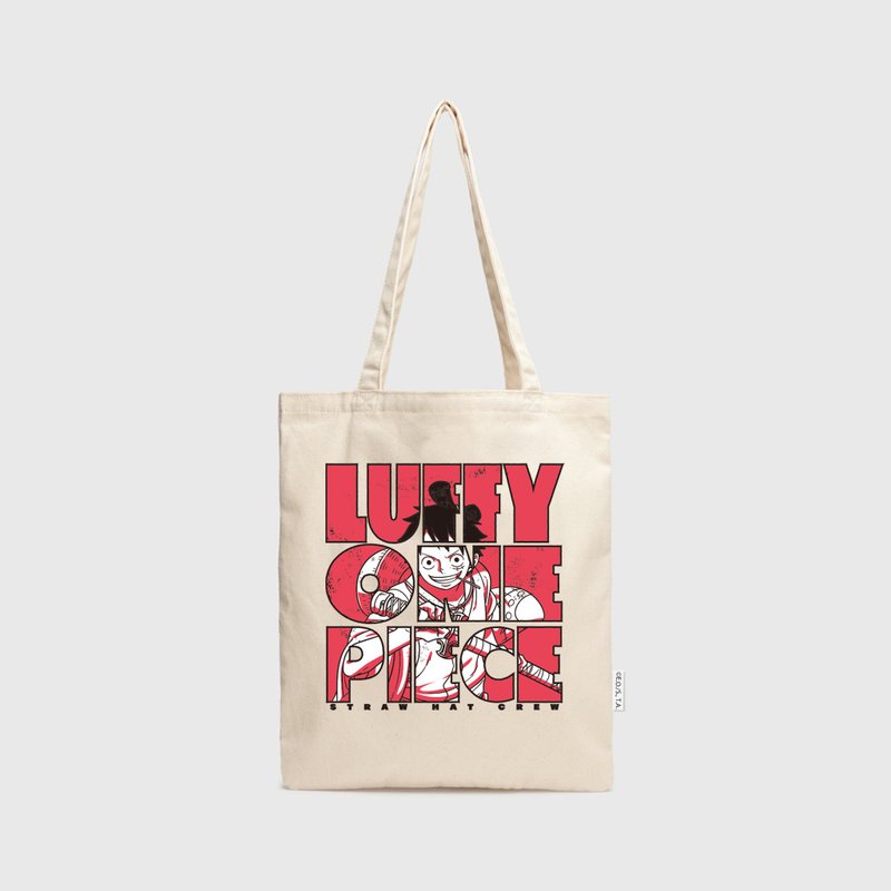 【ONE PIECE】海賊王官方授權周邊產品 字母手提袋 和之國帆布袋 - 手提包/手提袋 - 環保材質 多色
