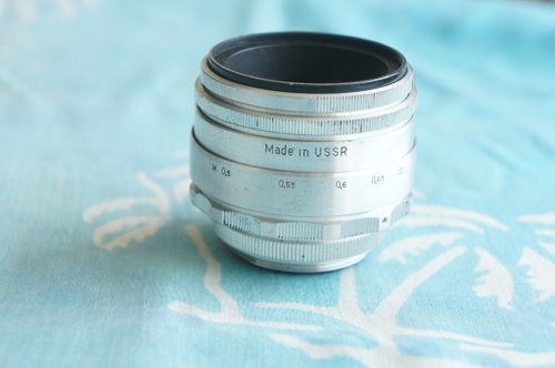 美品+ シルバー Helios-44 58mm f2 8枚羽　M39 M42 超希少 シルバー Helios-44 58mm f2 8枚羽 M39 M42