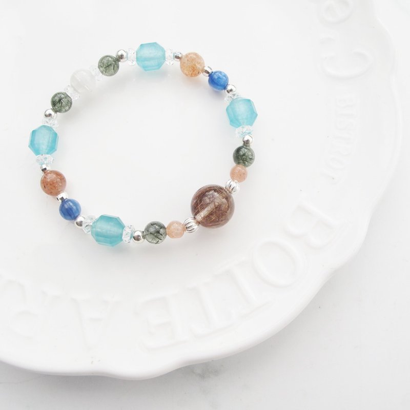 [Customized Crystal Bracelet] Number of Life × Crystal Bracelet | Ask first, do not place an order | Daughter-in-law - Bracelets - Crystal Multicolor