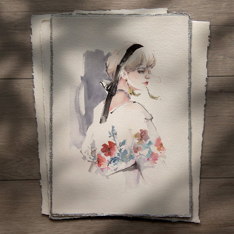 手工精飾藝術微噴 -【花器】 - 海報/掛畫/掛布 - 紙 