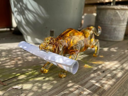 最低価格の ガラス 虎 マルティグラス MultiGlass 置物 十二支 干支 置物