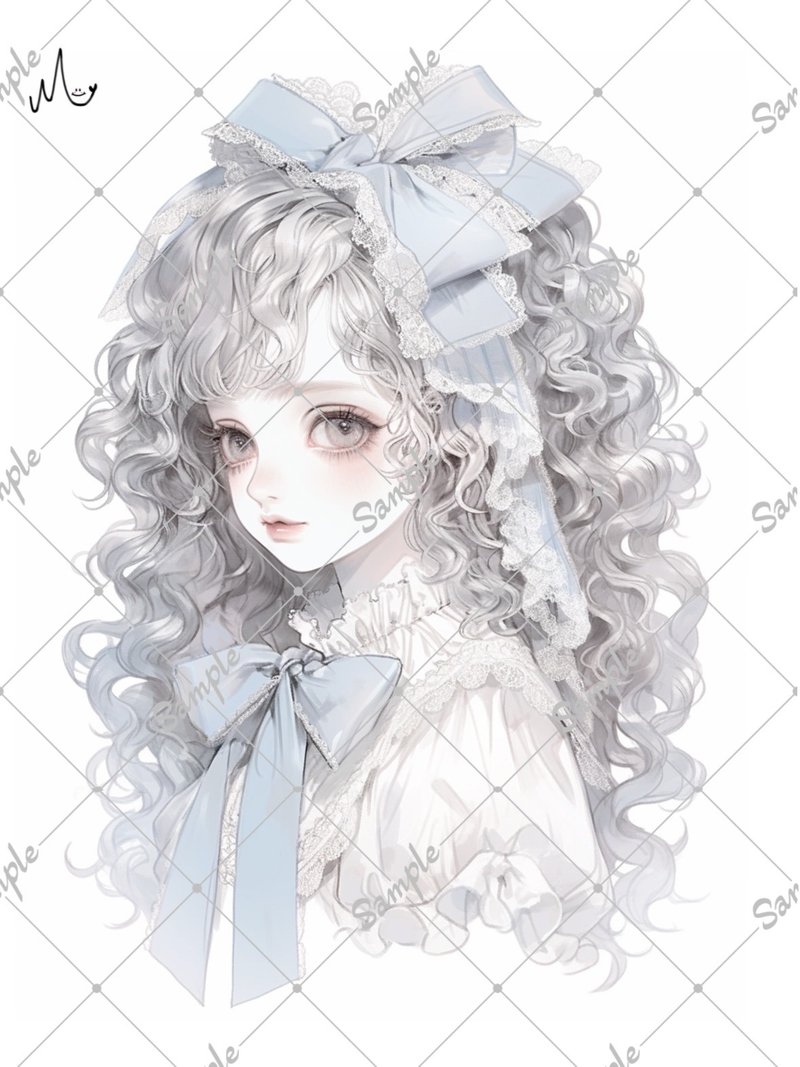 オリジナル人物ステッカー - 貼紙 - 紙 